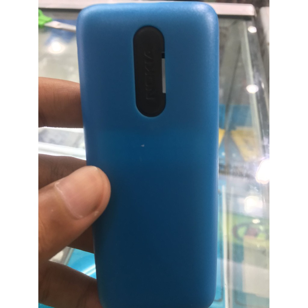 Casing Nokia 107 Backdoor Biru Fullset include Tulang  Original Cina m