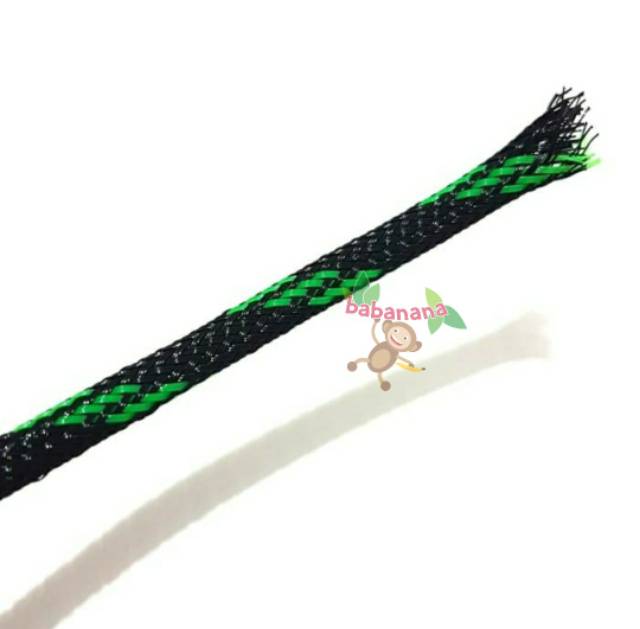 Pembungkus kabel 8 mm cable sleeve braided nylon