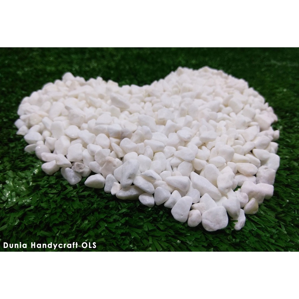 Batu Hias Putih Polos