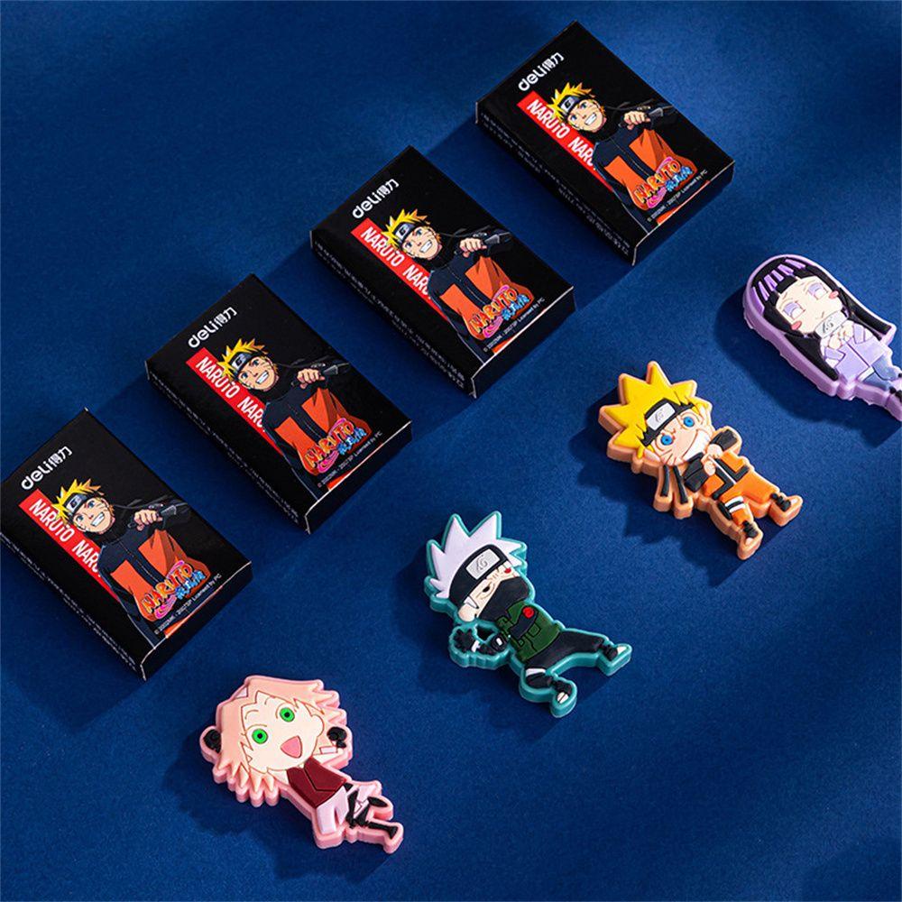 Agustina Naruto 3D Eraser Kid Novelty Untuk Pensil Menghapus Alat Tulis Less Debu Perlengkapan Koreksi Karet Erasers