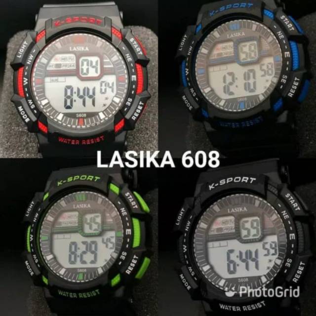 JAM TANGAN SPORT BULAT &amp; SEGI PRIA ANTI AIR PLUS BOX  ORIGINAL