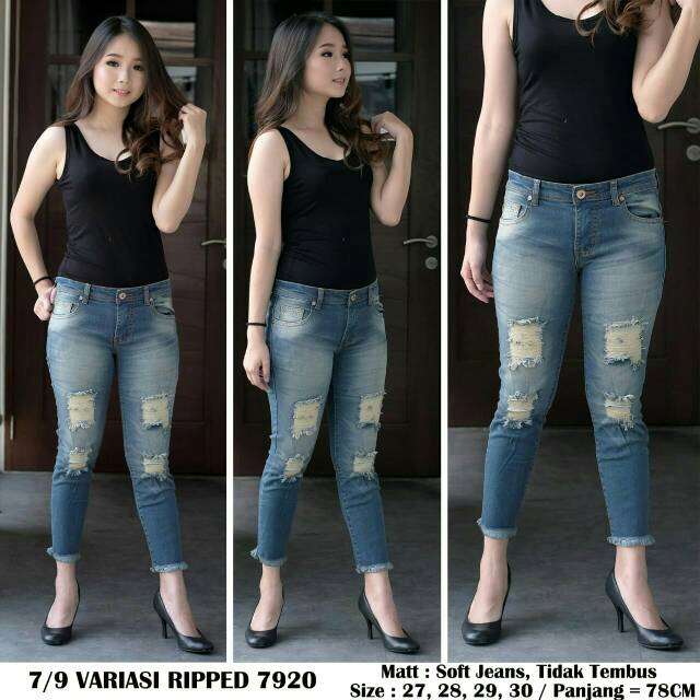 Celana Jeans 7per9 Variasi Ripped