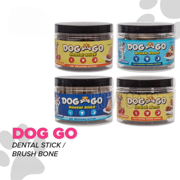 DOG GO DENTAL STICK MAKANAN SNACK ANJING