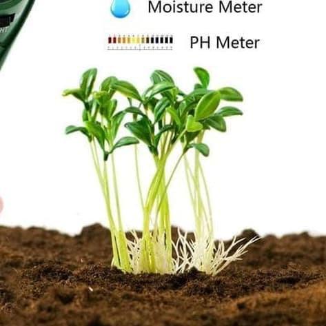 ✯ Digital Soil Analyzer Tester Meter Alat Ukur pH Tanah 3 4 5 in 1 ➶