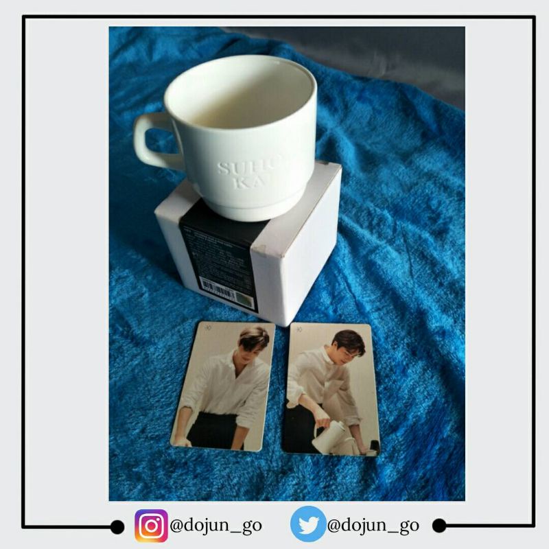 READY STOCK EXO UNIVERSE CUP+ PHOTOCARD KAI/SUHO OFFICIAL