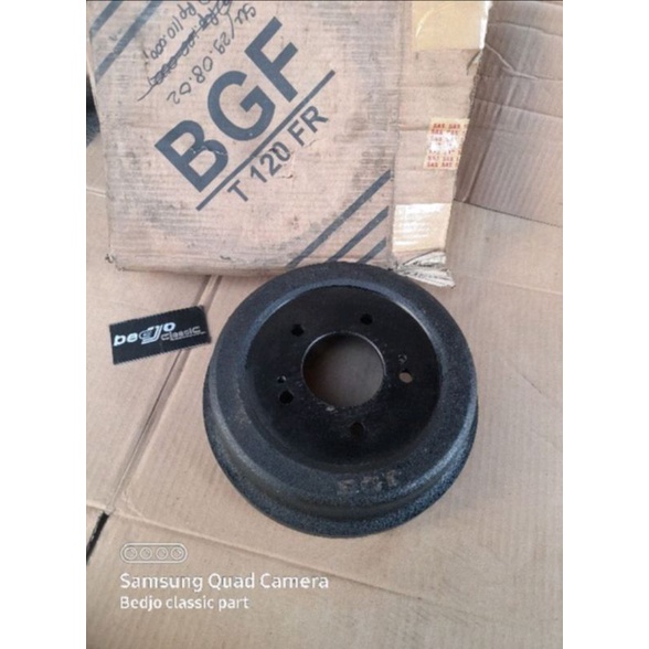 tromol depan brake drum mitsubishi T120 Colt 120 lama orriginal BGF.