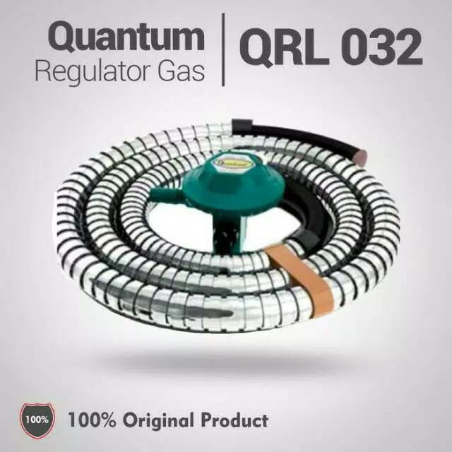 Quantum Selang & Regulator Gas Paket (QRL032) anti bocor