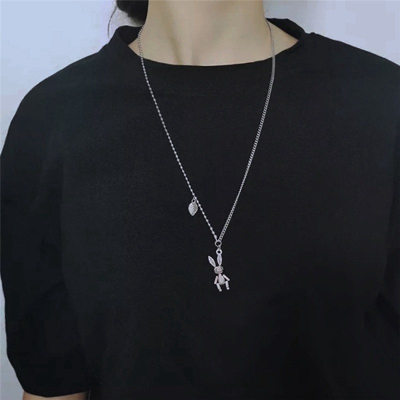 [ACKER] Kalung Choker Wajah Beruang Kelinci Gaya Korea Untuk Wanita / Pria