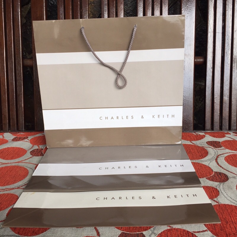 

paperbag charles and keith S, M, L