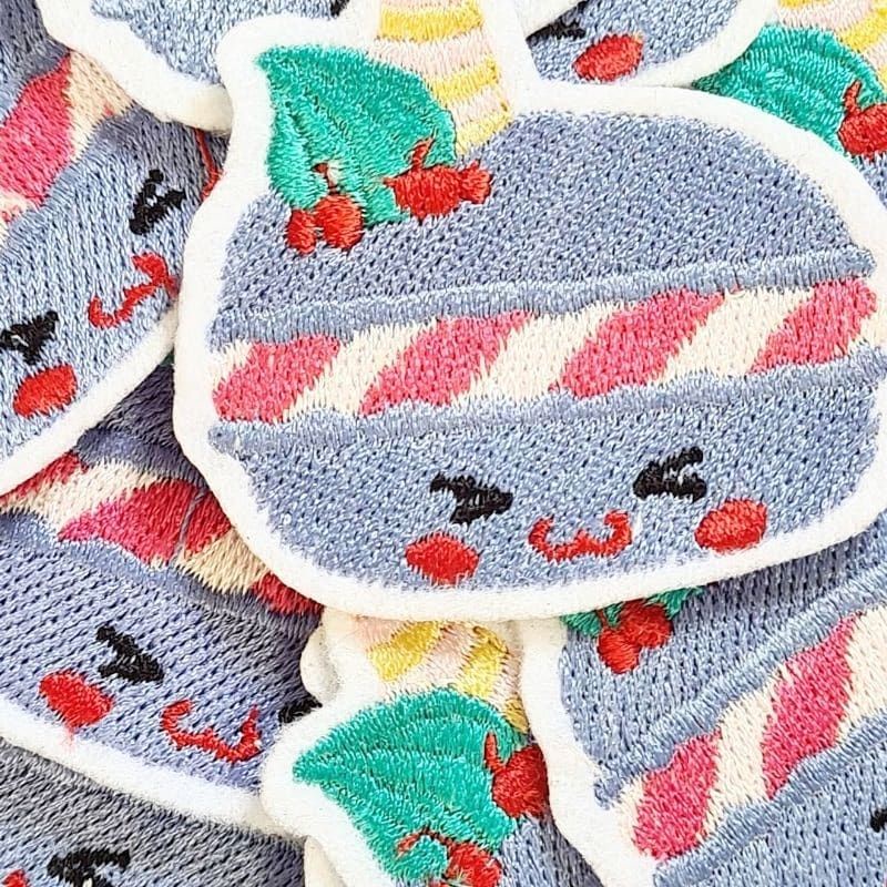 Patch Bordir Macaron