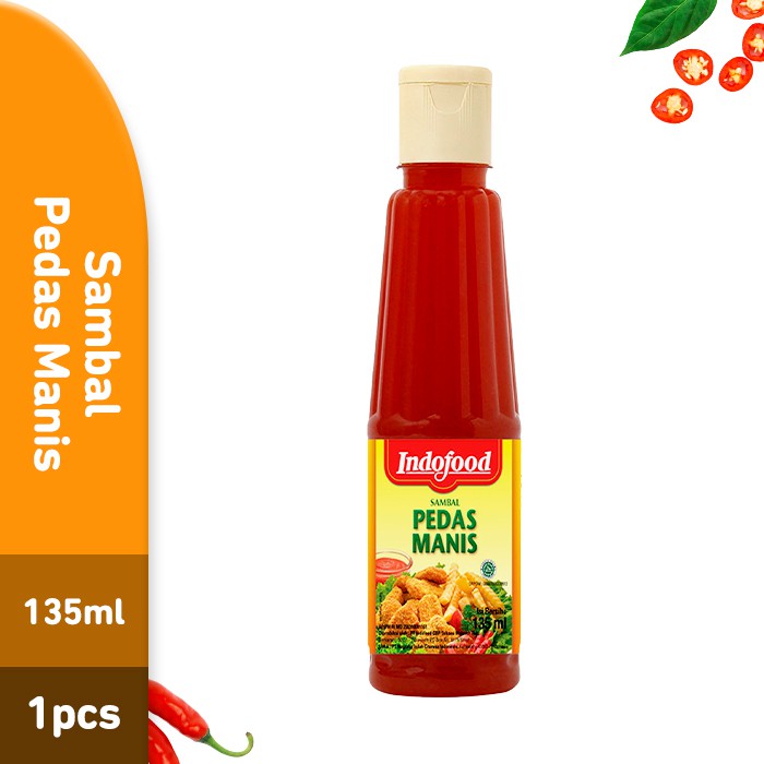 

Sambal Indofood Pedas Manis Pet 135 ML (PCS)