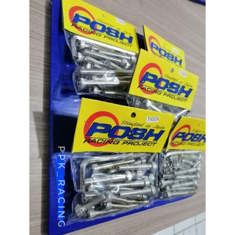 Baut Blok Mesin L Tiger Stainles Posh 1 Set