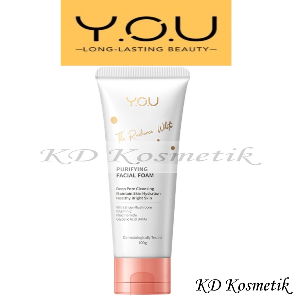 Jual Y O U The Radiance White Facial Foam 100g You Radiance White