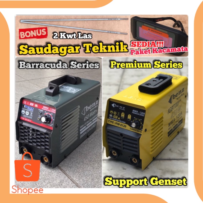 Jual Mesin Las 120a 450 Watt Benz Trafo Las Inverter Hemat Listrik 450