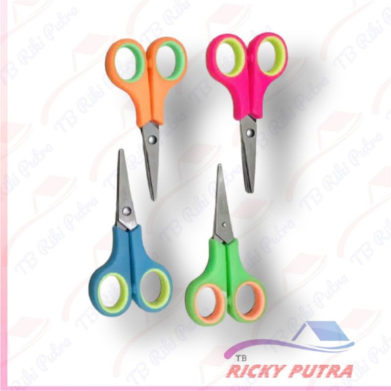 

Gunting kecil 12cm Murah warna warni HARGA GLOSIRAN