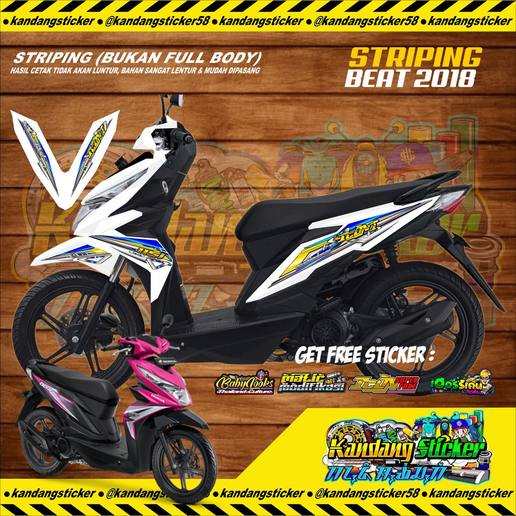 Striping Beat FI ESP 2018 Beat Street Icon Thailook Mothai