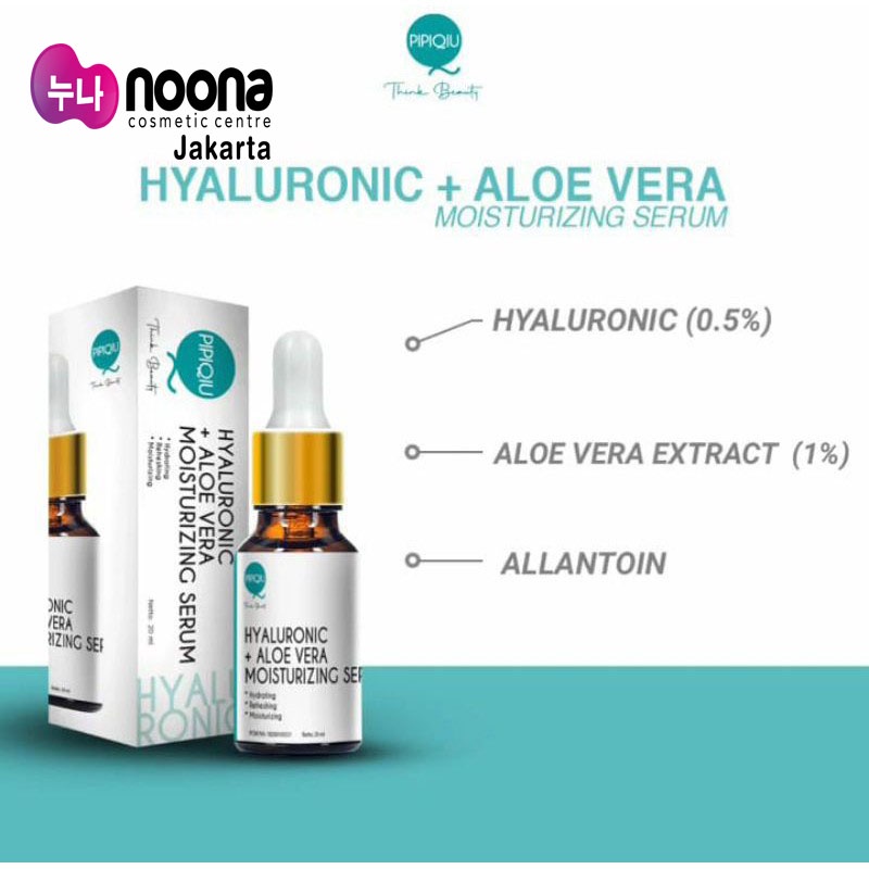 PIPIQIU HYALURONIC + ALOE VERA SERUM PENCERAH WAJAH