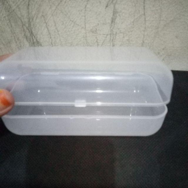 Kotak Wadah Portabel Dengan Model Kompartemen Dan Warna Transparan Untuk Tempat Penyimpanan Teether