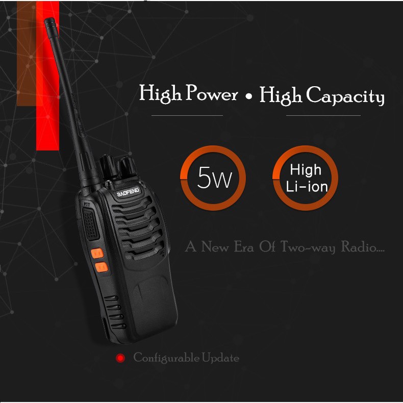 BF-888s - Single Band UHF Walkie Talkie