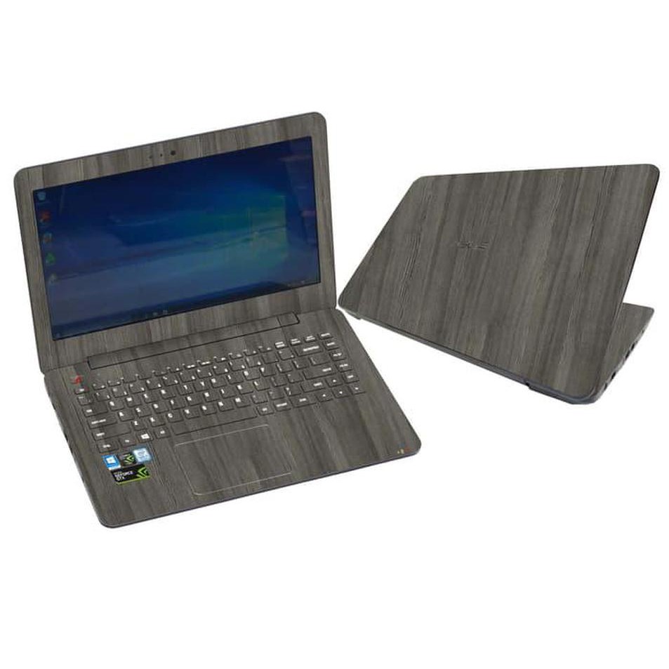 Premium Garskin Laptop Asus A455L GREY WOOD