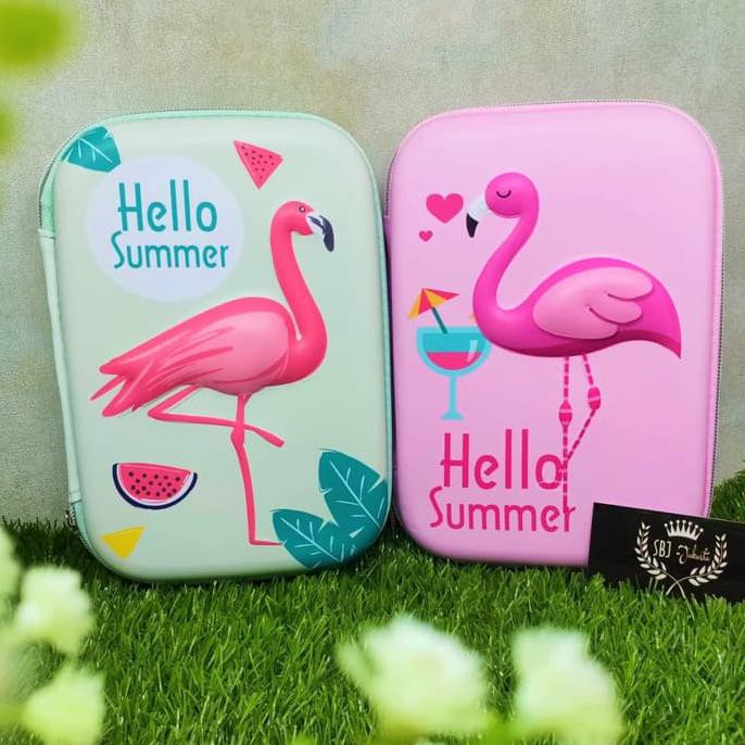 

Promo !!!! Termurah !!! Tempat pensil Smiggle lookalike EVA Hardcase 3D Waterproof Summer - Hijau