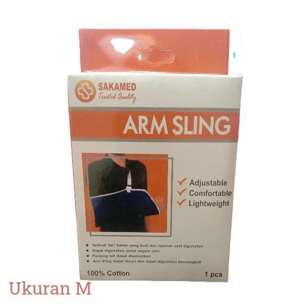 Arm Sling / Penyangga Tangan (Lengan/Siku) / Arm Sling Penyangga Lengan Patah Tulang Tangan / SAKAMED ARM SLING