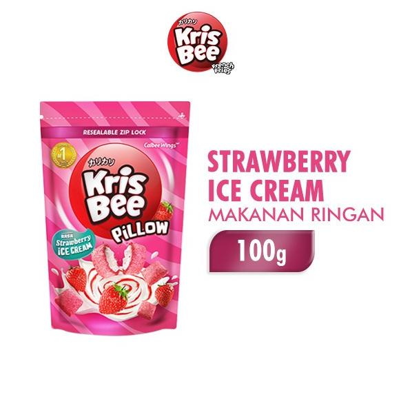 

Krisbee Pillow Makanan Ringan Strawberry Ice Cream 100 gr