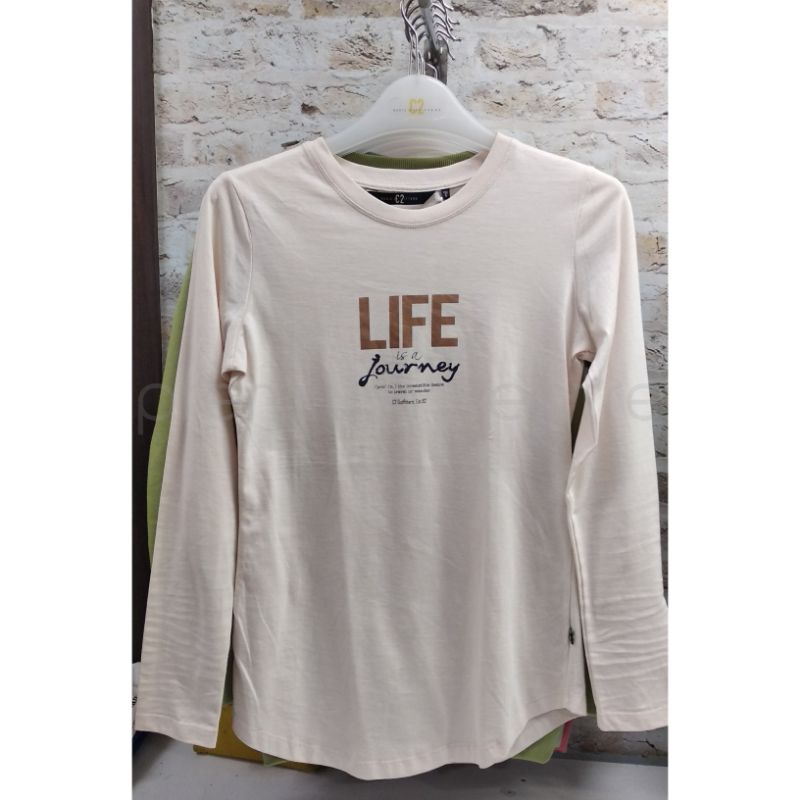 C2 | 2 Variasi Kaos C2 Lengan 3/4 Original