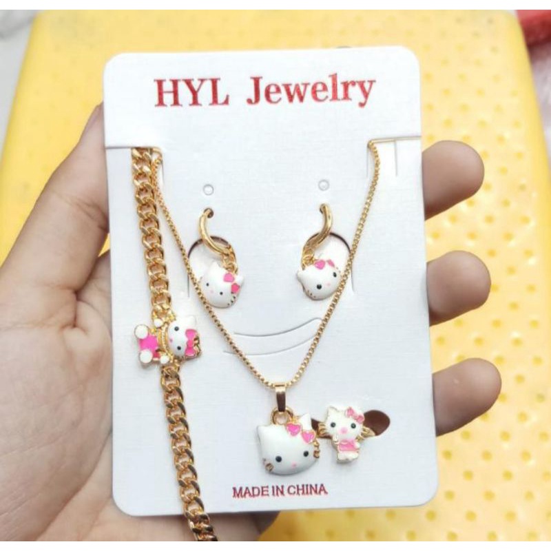 set aksesoris anak hellokitty ori titanium