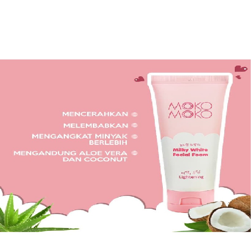 

Moko Moko Milky White Facial Foam