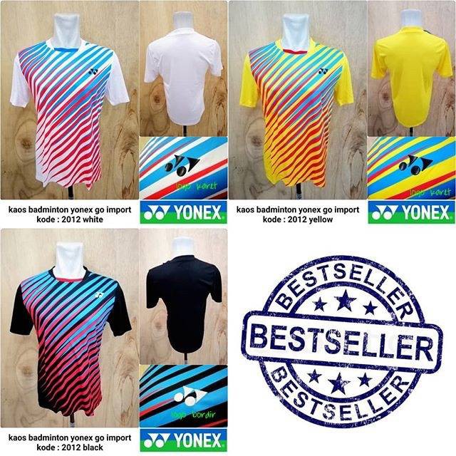 Terlaris  Baju badminton Yonex 2012 kaos badminton yonex japan gradeori import murah  Limited