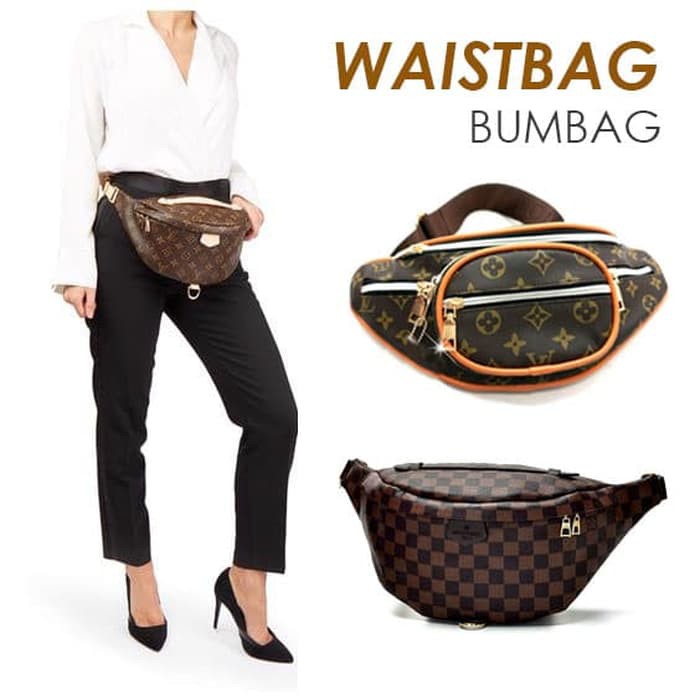 Waistbag Cewek Milo Murah Kekinian Cewe Terbaru Zipper Waistbag Wanita
