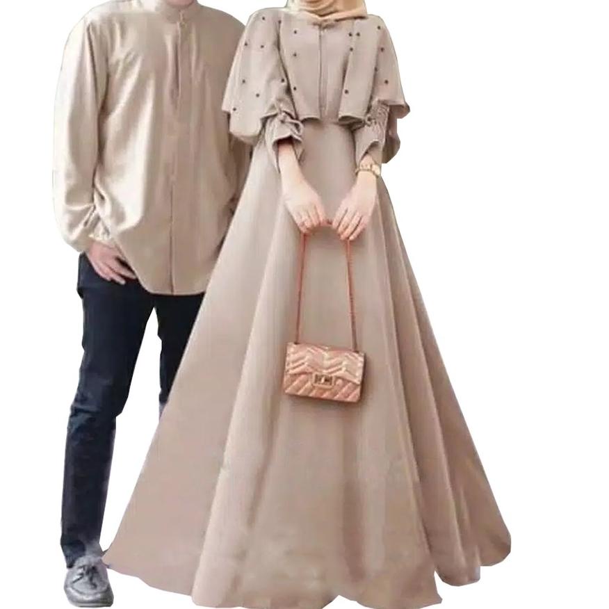 ❉ [ ] Cp Carita Couple Baju Muslim Pasangan Pesta ➣