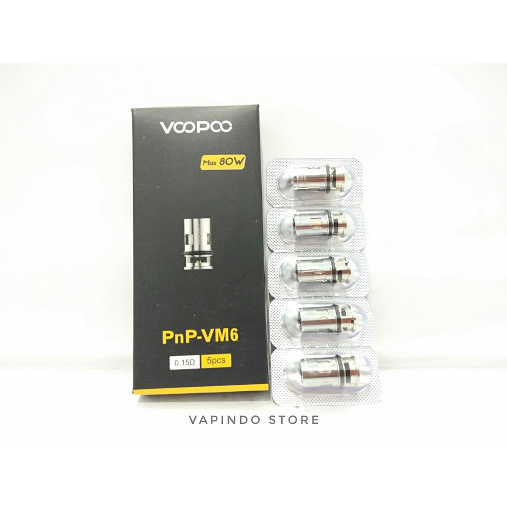 VOOPOO PNP VM6 0.15OHM MESH REPLACEMENT COIL FOR VINCI DRAG S DRAG X