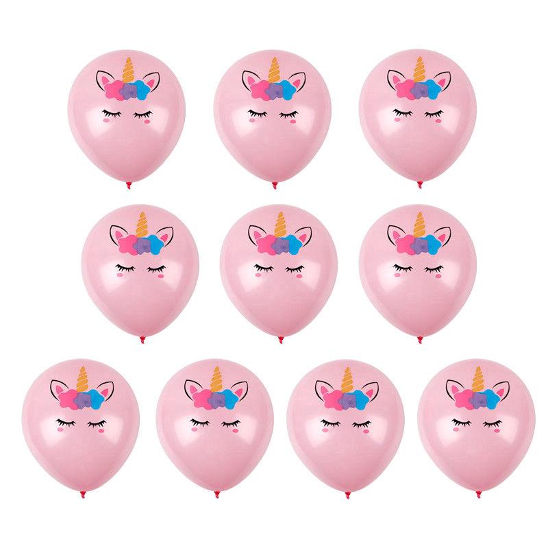  Balon  Ulang Tahun Anak  Unicorn 1 Set Isi 20 Pcs Atau Kado 