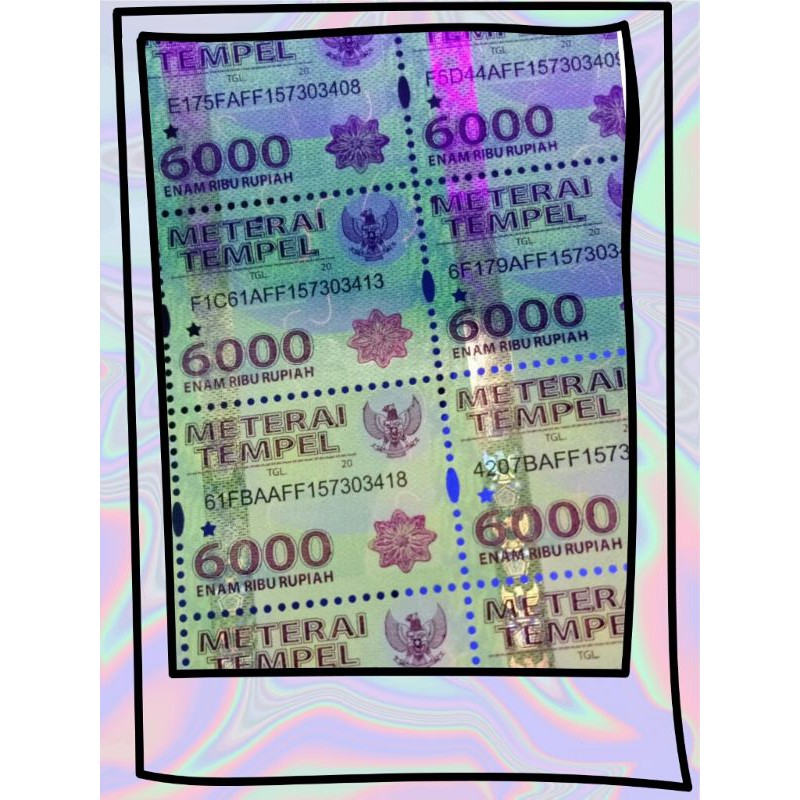 

Tempelan tandatangan @6.000 Rp. 303.000 minimum beli 5lbr