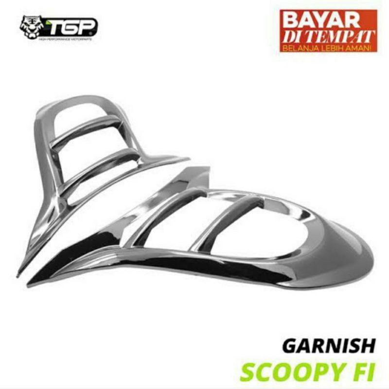 Garnish / List lampu depan Scoopy Fi TGP