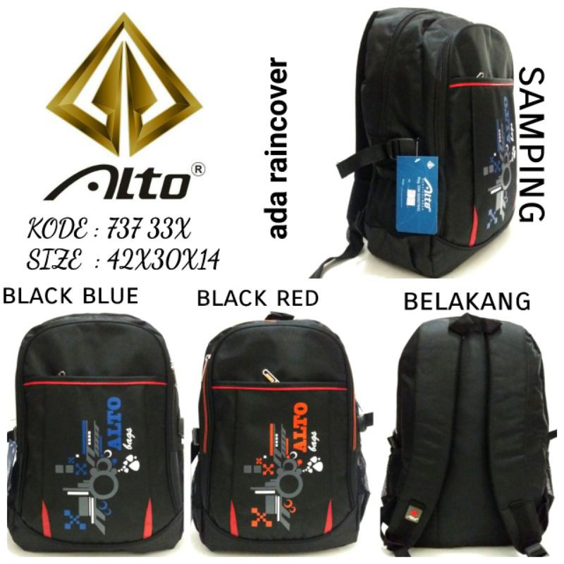 TAS RANSEL BACKPACK SEKOLAH ANAK COWOK ALTO 73733X TERBARU