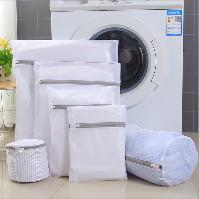 Washing Mesh Bag / Kantong Cucian Laundry Mesin Cuci Jaring Halus Bra Baju Kotor Pakaian Dalam