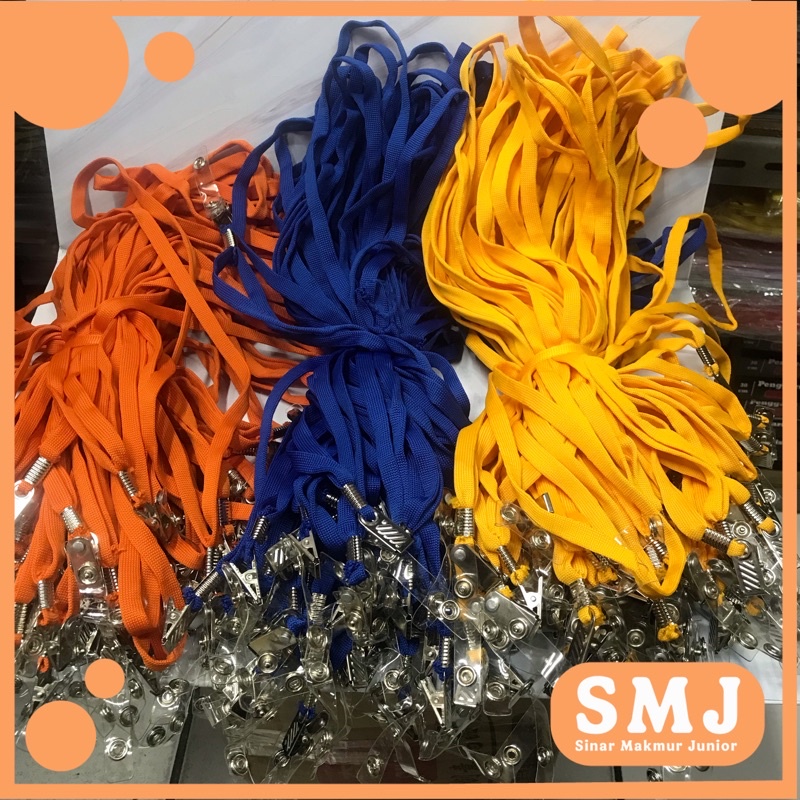 

TALI LANYARD ID CARD 6 WARNA 9mm