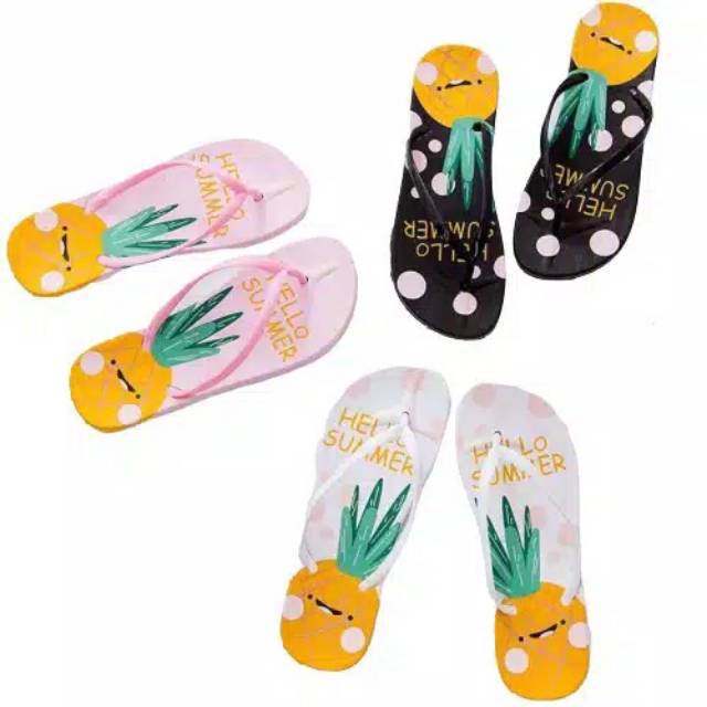 Sandal jepit hello summer AA | Shopee Indonesia