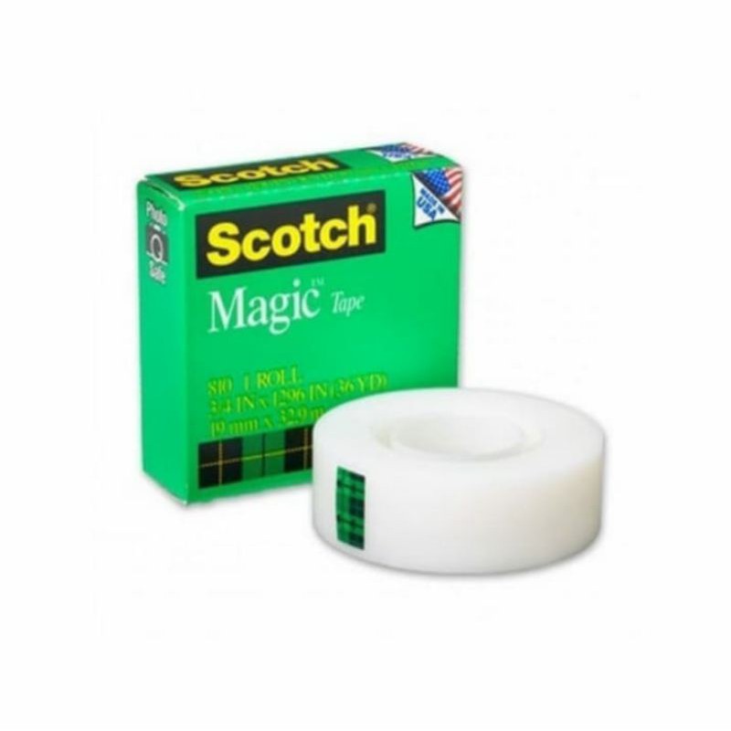 

3M scotch magic tape 3/4" x 36y 810