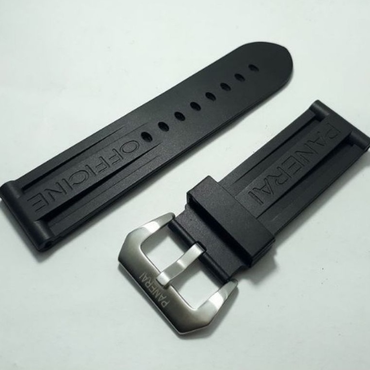 Tali Jam Tangan PANERAI 24mm 24 mm Buckle Logo Panerai