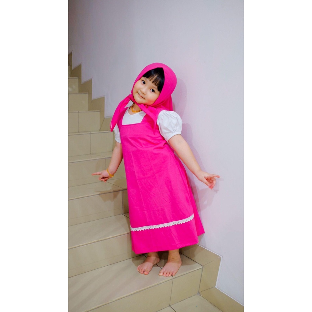 kostum marsha newborn, baju bayi marsha, kostum marsha anak