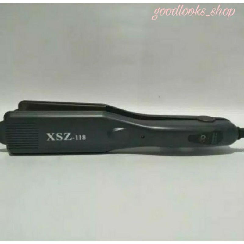 XSZ Hair Straightner 118 Black / Catokan Pelurus Rambut