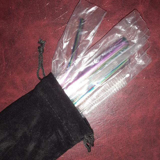 [termurah Indonesia] Sedotan Bahan Stainless Steel Reusable Bisa Dicuci / Straw Besi Cleaner