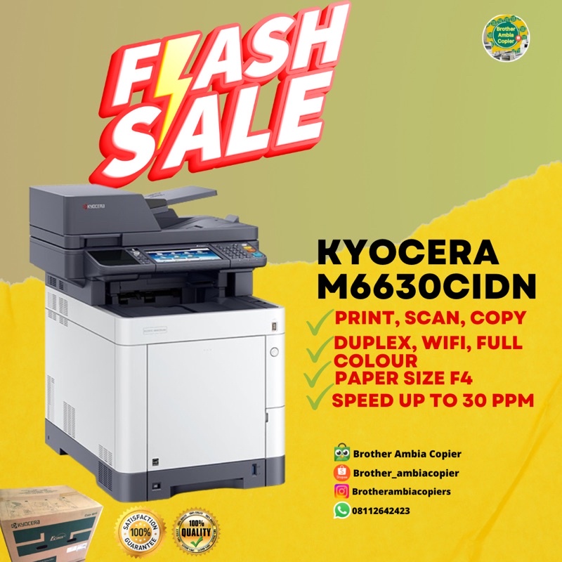 Mesin Fotocopy Warna Kyocera Ecosys M6535cidn