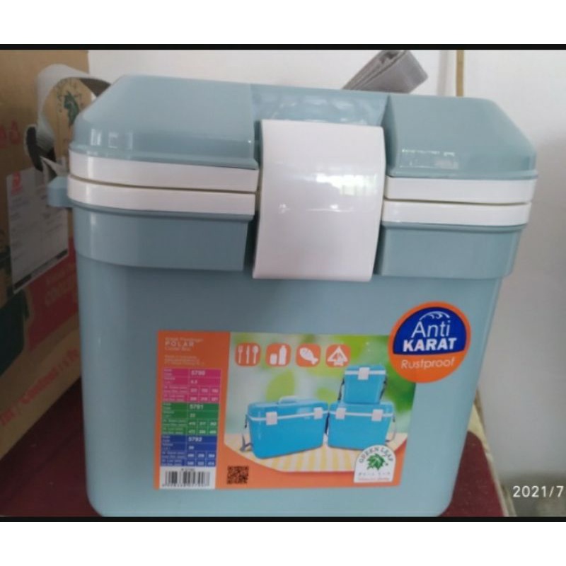 COOLER BOX / TEMPAT ES 6.5 LITER GREEN LEAF 5790 Mirip Marina 6S / Cool Box Kotak Penyimpanan Es Batu Box Container