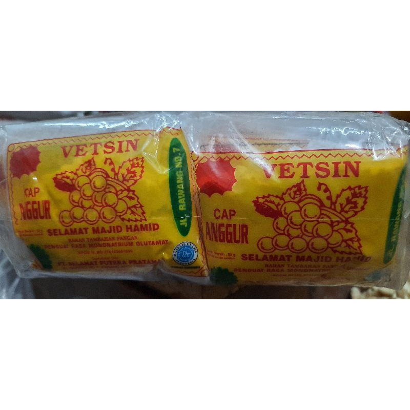 

Vetsin Cap Anggur Selamat Majid Hamid (Sachet)