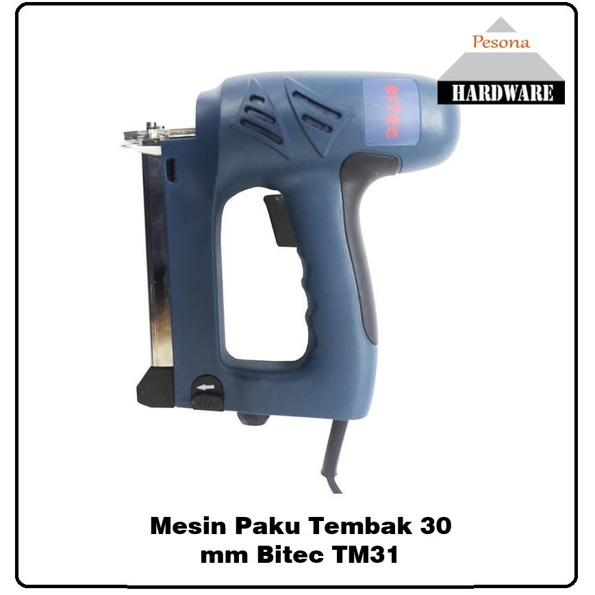 Jual Mesin Paku Tembak Listrik Mm Bitec Tm Electric Nailer Staples Shopee Indonesia